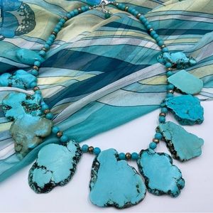 Stunning turquoise necklace